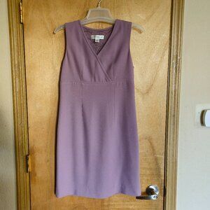 Petite Sophisticate Sheath Dress 2 Purple Lilac Lined